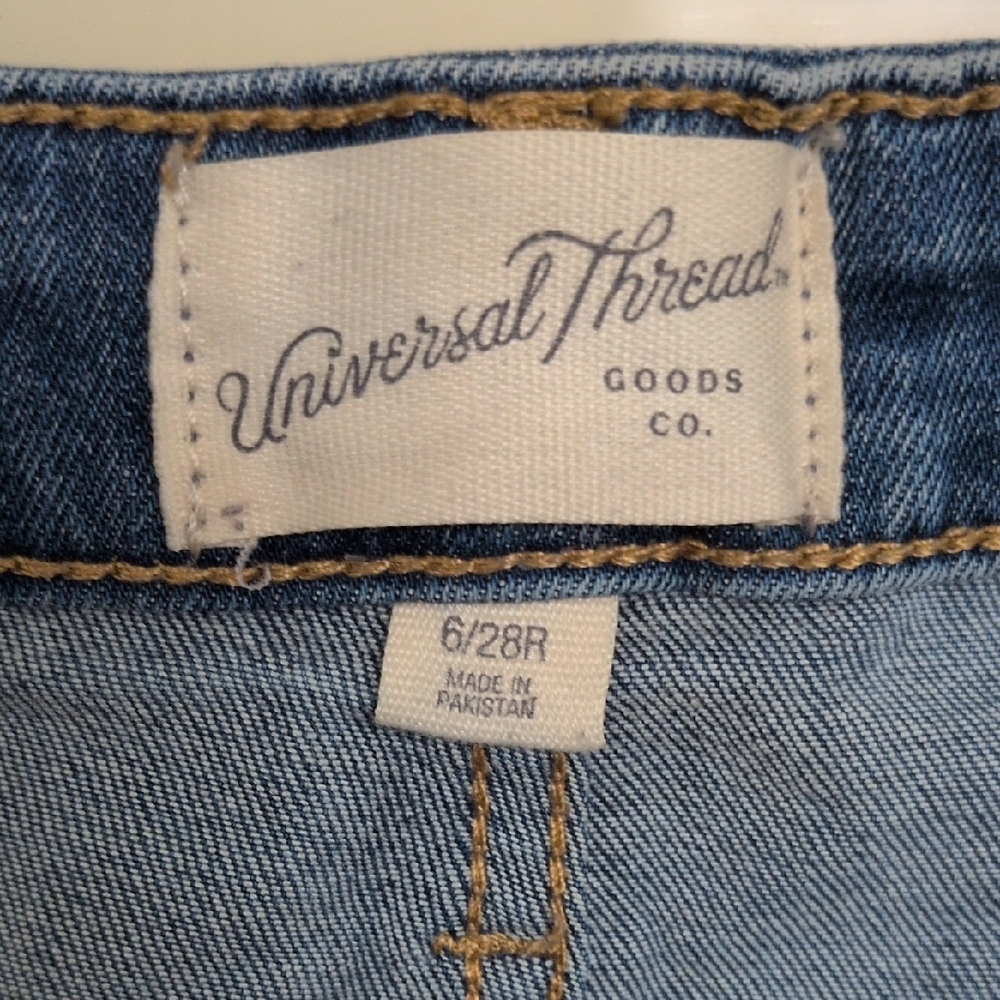 Universal Thread Blue Patchwork Skinny Jeans - image 2